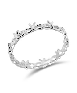 Cutie Bow Silver Ring NSR-701